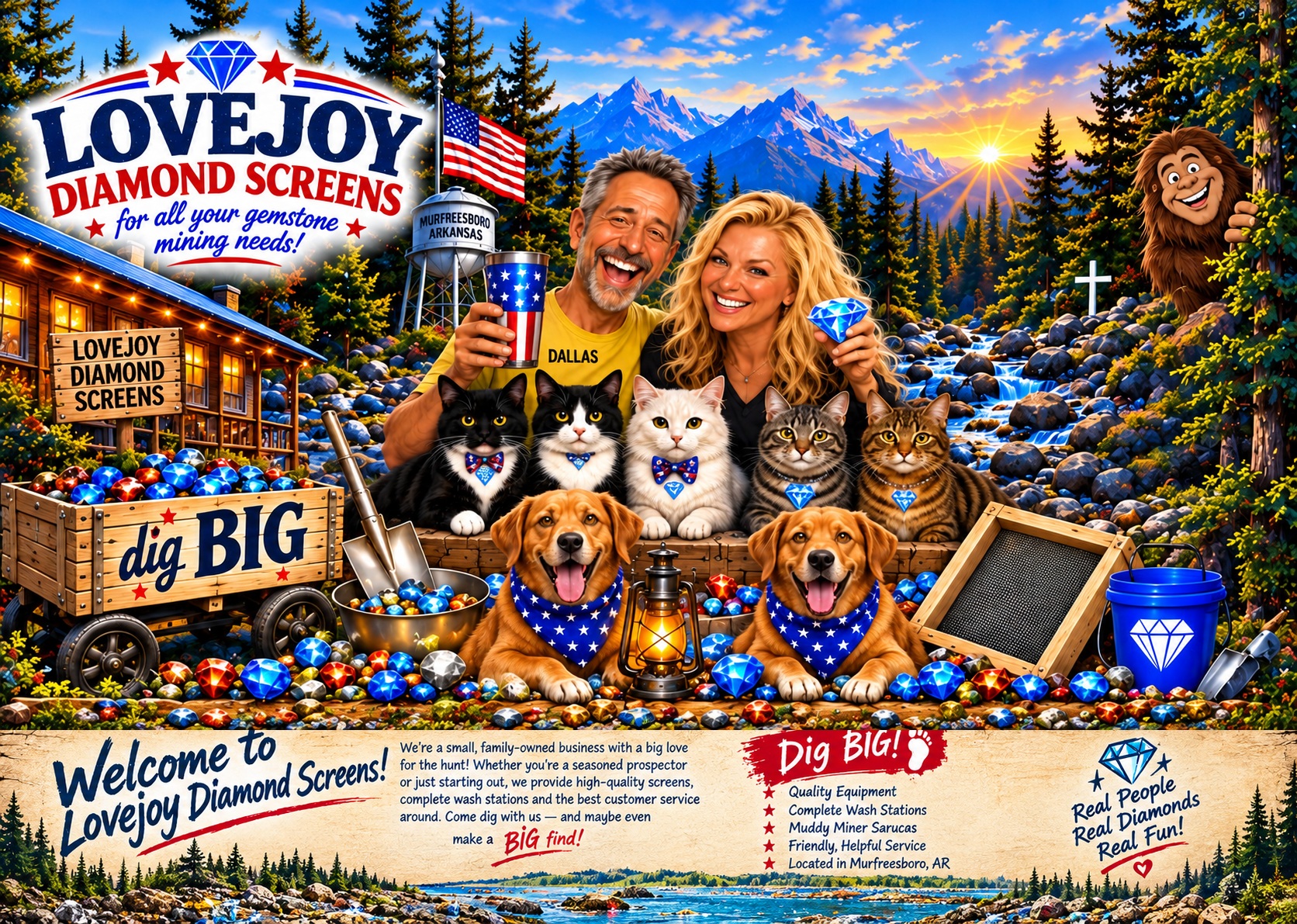 Lovejoy Diamond Screens Home